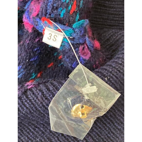 Talbots Susan Bristol Vintage Multicolor Shetland Wool Cardigan Sweater S - Picture 8 of 14